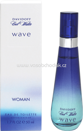 Davidoff Eau de Toilette Cool Water Wave Woman, 50 ml