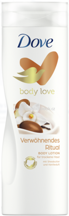 Dove Bodylotion Verwöhnendes Ritual mit Sheabutter und Vanilleduft, 400 ml