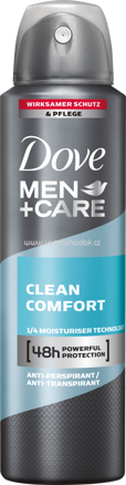 Dove MEN+CARE Deospray Antitranspirant Clean Comfort, 150 ml
