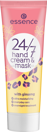 essence cosmetics Handmaske 24/7 hand cream & mask, 75 ml