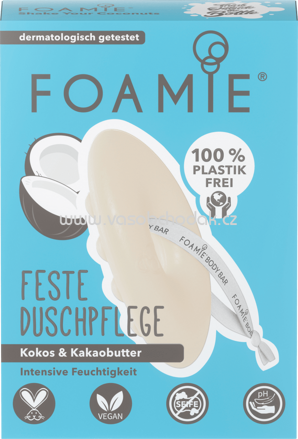 Foamie Feste Dusche Kokos & Kakaobutter, 80g