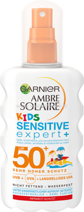 Garnier Ambre Solaire Sonnenspray Kids, sensitive expert+, LSF 50+, 200 ml