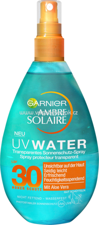 Garnier Ambre Solaire Sonnenspray UV Water LSF 30, 150 ml