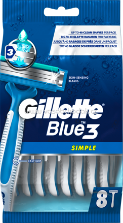 Gillette Einwegrasierer Blue 3 Simple, 8 St