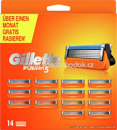 Gillette Rasierklingen Fusion 5, 14 St
