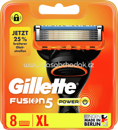 Gillette Rasierklingen Fusion 5 Power, 8 St