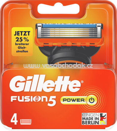 Gillette Rasierklingen Fusion 5 Power, 4 St