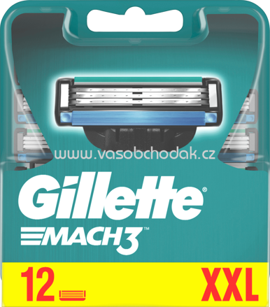 Gillette Rasierklingen Mach 3, 12 St