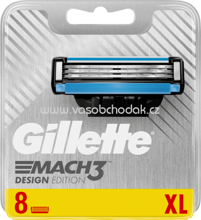 Gillette Rasierklingen Mach 3 Design Edition, 8 St