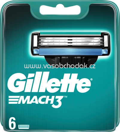 Gillette Rasierklingen Mach 3, 6 St