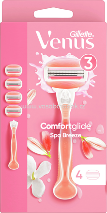 Gillette Venus Rasierer Comfort Glide Spa Breeze Starterset, 1 St