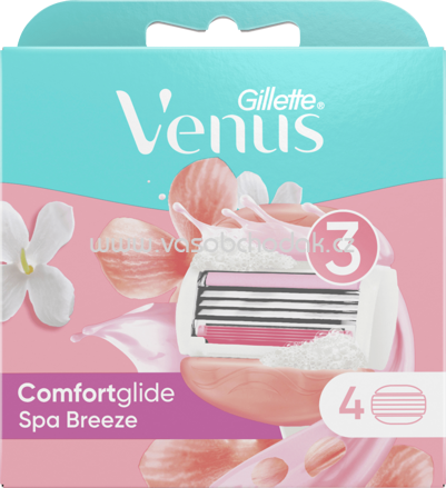 Gillette Venus Rasierklingen Comfort Glide Spa Breeze, 4 St