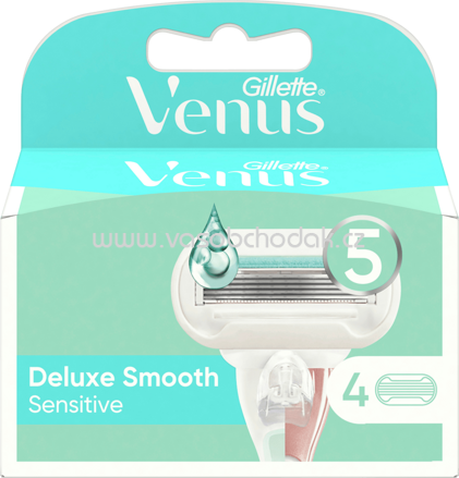 Gillette Venus Rasierklingen Deluxe Smooth Sensitive, 4 St