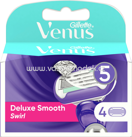 Gillette Venus Rasierklingen Deluxe Smooth Swirl, 4 St