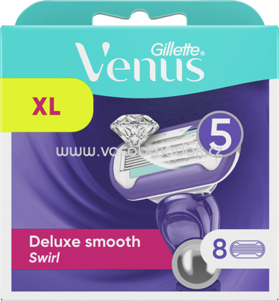 Gillette Venus Rasierklingen Deluxe Smooth Swirl, 8 St
