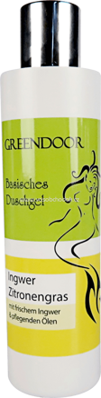 Greendoor Basisches Duschgel Ingwer + Zitronengras, 250 ml