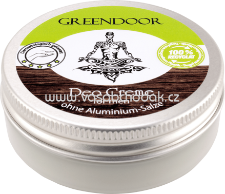 Greendoor Deo Creme for Men, 50 ml