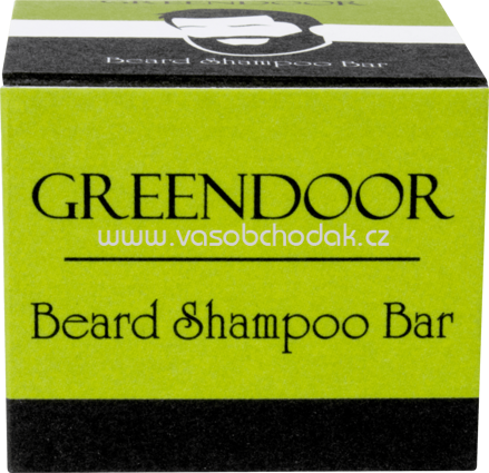 Greendoor Festes Bartshampoo, 75g