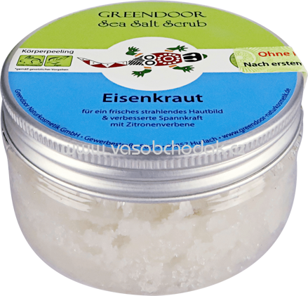 Greendoor Sea Salt Scrub Eisenkraut, 280g