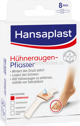 Hansaplast Fuß-Pflaster, Hühneraugen, 8 St
