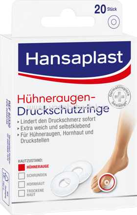 Hansaplast Hühneraugen-Druckschutzringe, 20 St