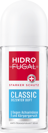 Hidrofugal Deo Roll On Antitranspirant Classic, 50 ml