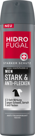 Hidrofugal Men Deospray Stark + Anti Flecken, 150 ml