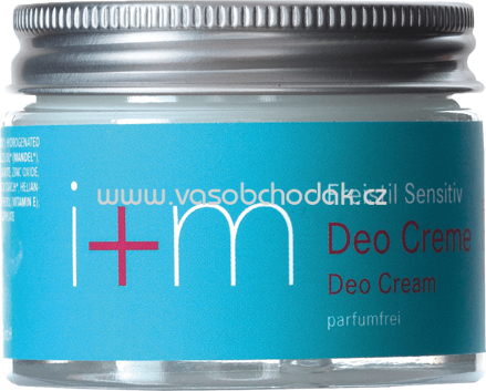 i+m Naturkosmetik Berlin Deo Creme Freistil Sensitiv, 30 ml