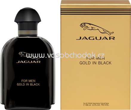 Jaguar Eau de Toilette for Men Gold in Black 100 ml