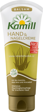 Kamill Hand- und Nagelcreme Balsam mit Bio-Kamille, Aloe Vera & Avocadoöl, 100 ml