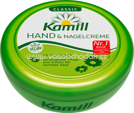 Kamill Hand- und Nagelcreme mit Bio-Kamille Dose, 150 ml