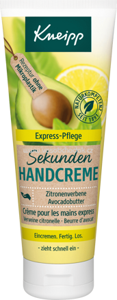 Kneipp Handcreme Sekunden Zitronenverbene & Avocadobutter, 75 ml