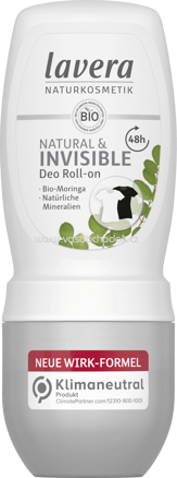 Lavera Deo Roll On Deodorant Natural & Invisible, 50 ml