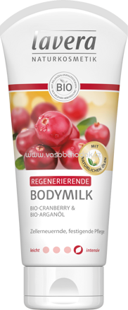 Lavera Bodylotion Cranberry Arganöl regenerierend, 200 ml