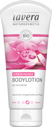 Lavera Bodylotion Verwöhnend Bio-Wildrose, 200 ml