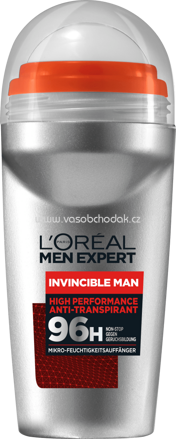 L'ORÉAL Men Expert Deo Roll On Invincible Man 96h, 50 ml