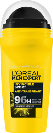 L'ORÉAL Men Expert Deo Roll On Invincible Sport, 50 ml