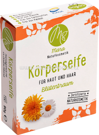 Mara Naturkosmetik Körperseife Blütentraum, 90g