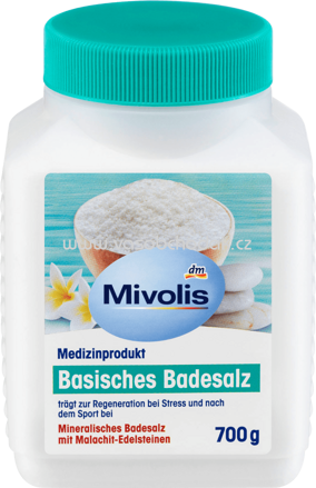 Mivolis Basisches Badesalz, 700g