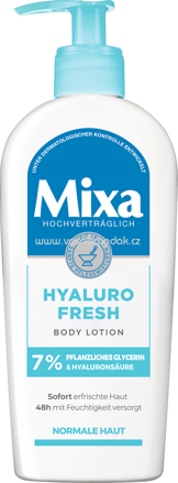 Mixa Bodylotion Hyaluro Fresh, 250 ml