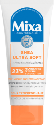 Mixa Hand- und Nagelcreme Shea ultra soft, 100 ml