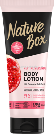 Nature Box Bodylotion, revitalisierend mit Granatapfel-Duft, 200 ml