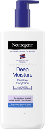 Neutrogena Bodylotion Deep Moisture Sensitive, 400 ml