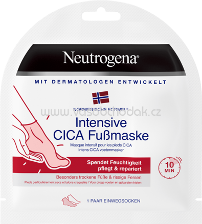 Neutrogena Fuß-Maske, intensive CICA Maske, 1 Paar, 2 St