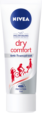 NIVEA Deo Creme Antitranspirant Dry Comfort, 75 ml