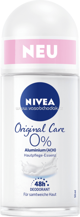 NIVEA Deo Roll On Deodorant Original Care, 50 ml