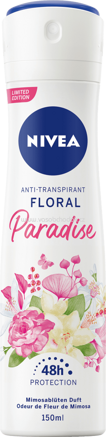 NIVEA Deo Spray Antitranspirant Floral Paradise, 150 ml