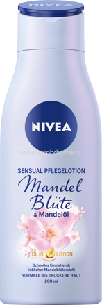 NIVEA Bodylotion sensual Mandelblüte, 200 ml