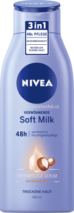 NIVEA Bodylotion Soft Milk, 400 ml