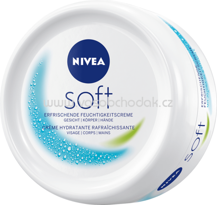 NIVEA Pflegecreme Soft im Tiegel, 200 ml